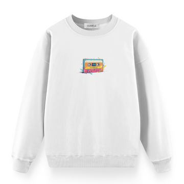 Retro Casette - Regular Fit Sweatshirt