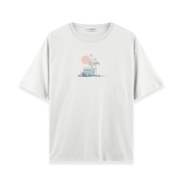 Retro Flamingo - Oversize T-shirt