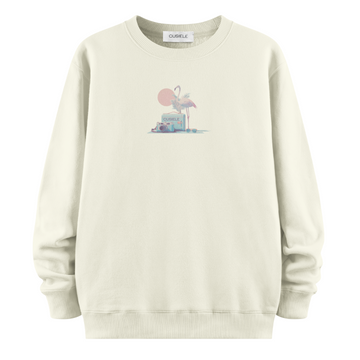 Retro Flamingo - Oversize Sweatshirt