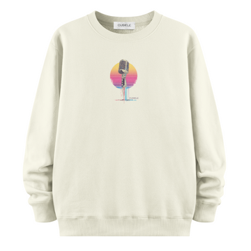 Retro Microphone - Oversize Sweatshirt