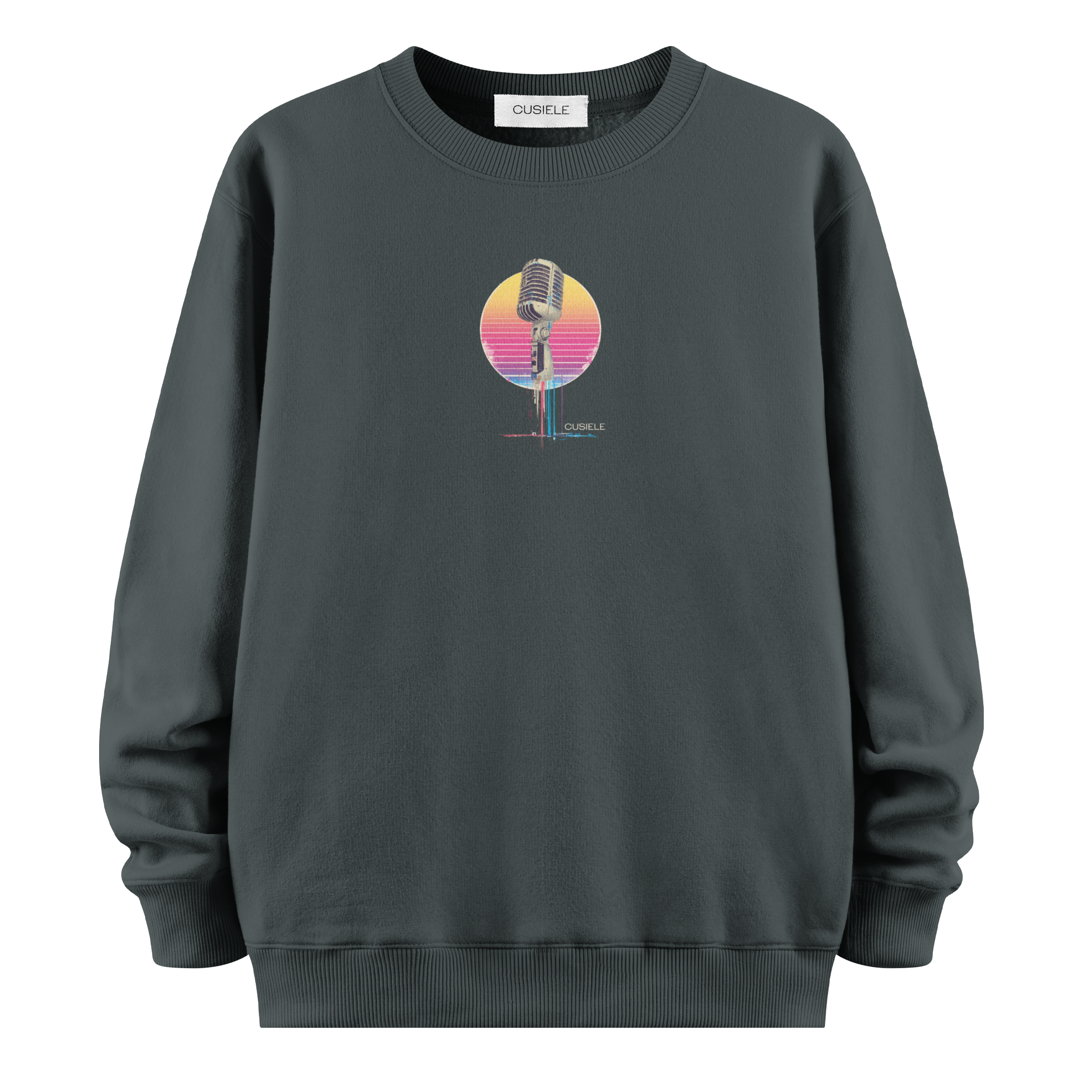 Retro Microphone - Oversize Sweatshirt