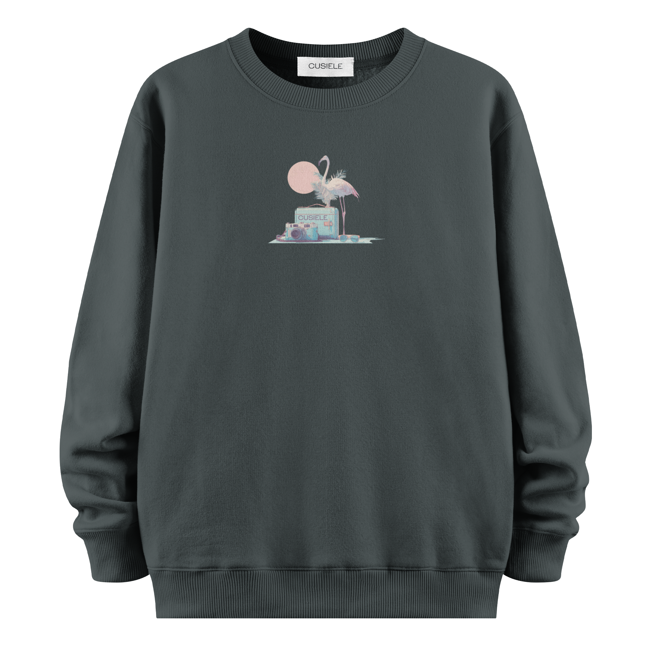 Retro Flamingo - Oversize Sweatshirt