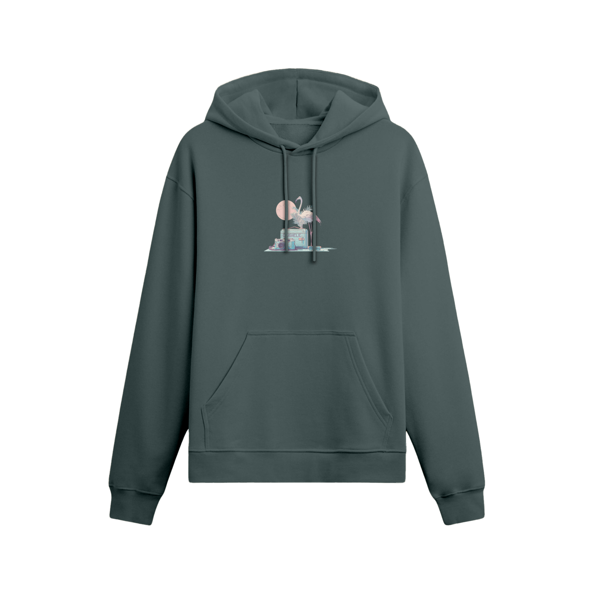 Retro Flamingo - Çocuk Hoodie
