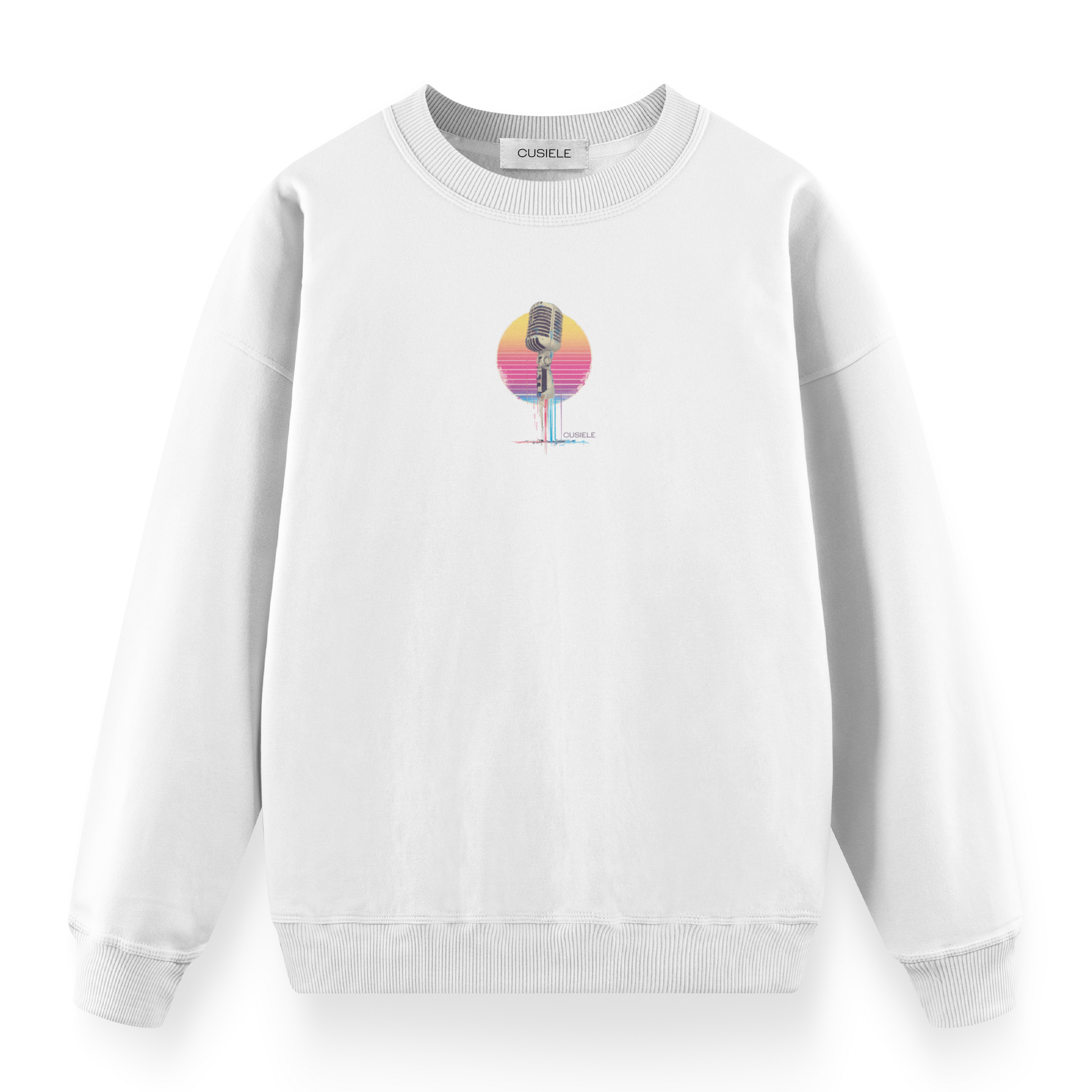 Retro Microphone - Regular Fit Sweatshirt