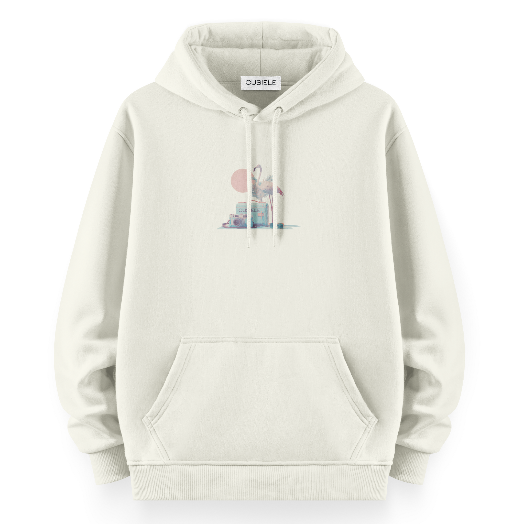 Retro Flamingo- Oversize Hoodie