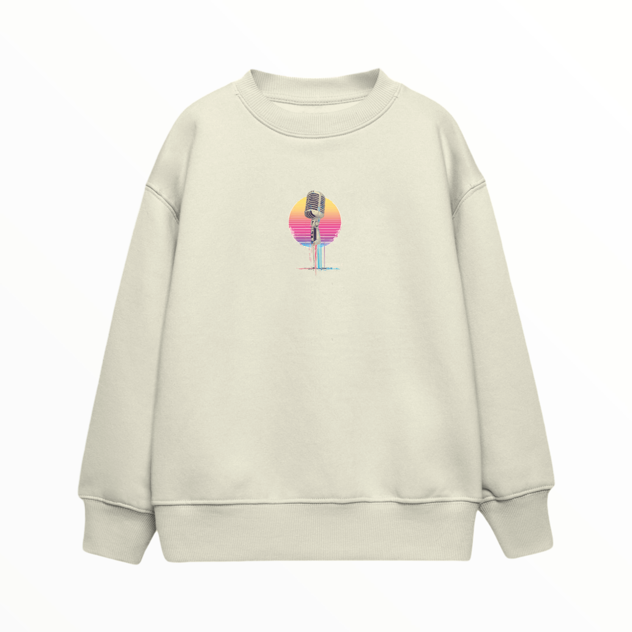 Retro Microphone - Çocuk Sweatshirt