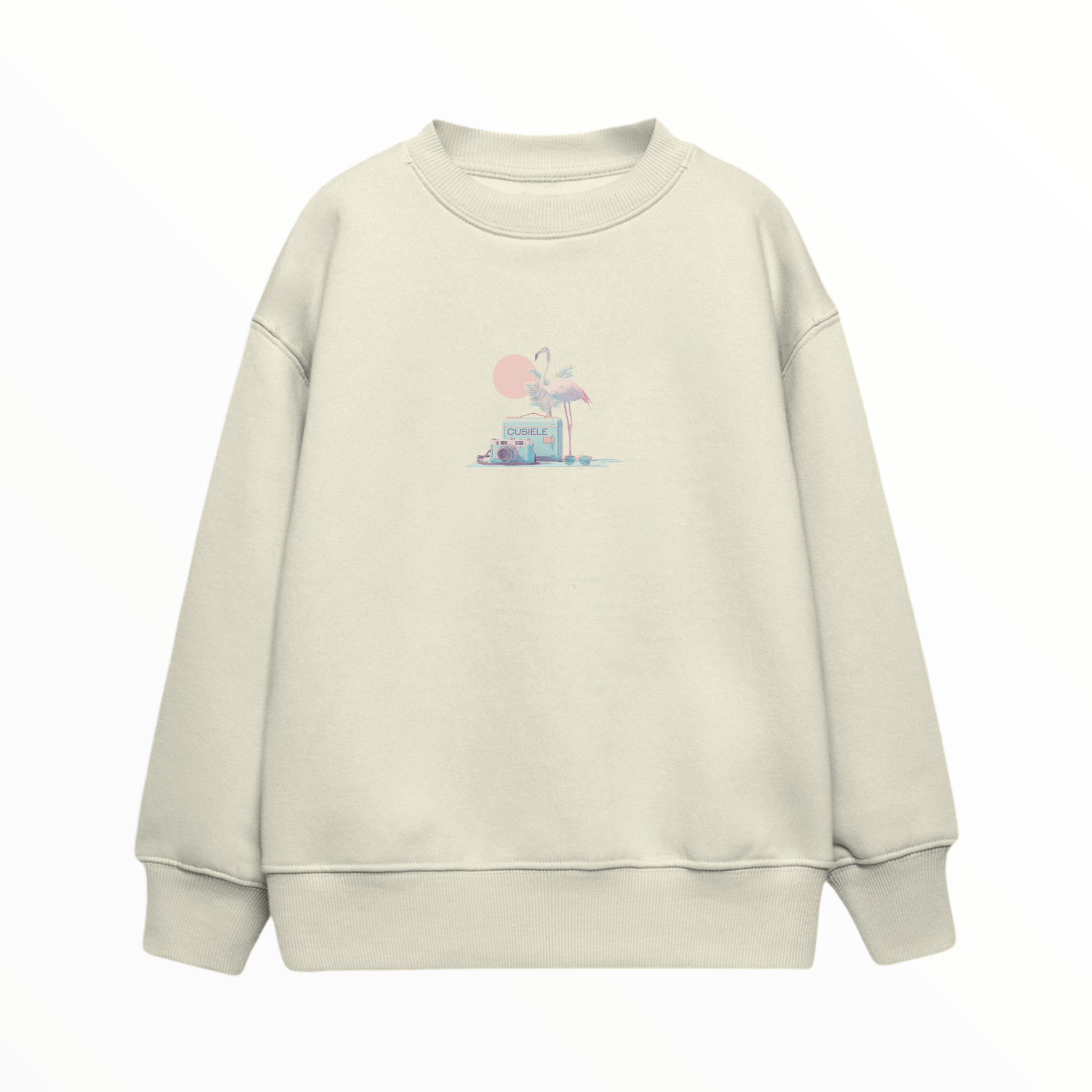 Retro Flamingo - Çocuk Sweatshirt