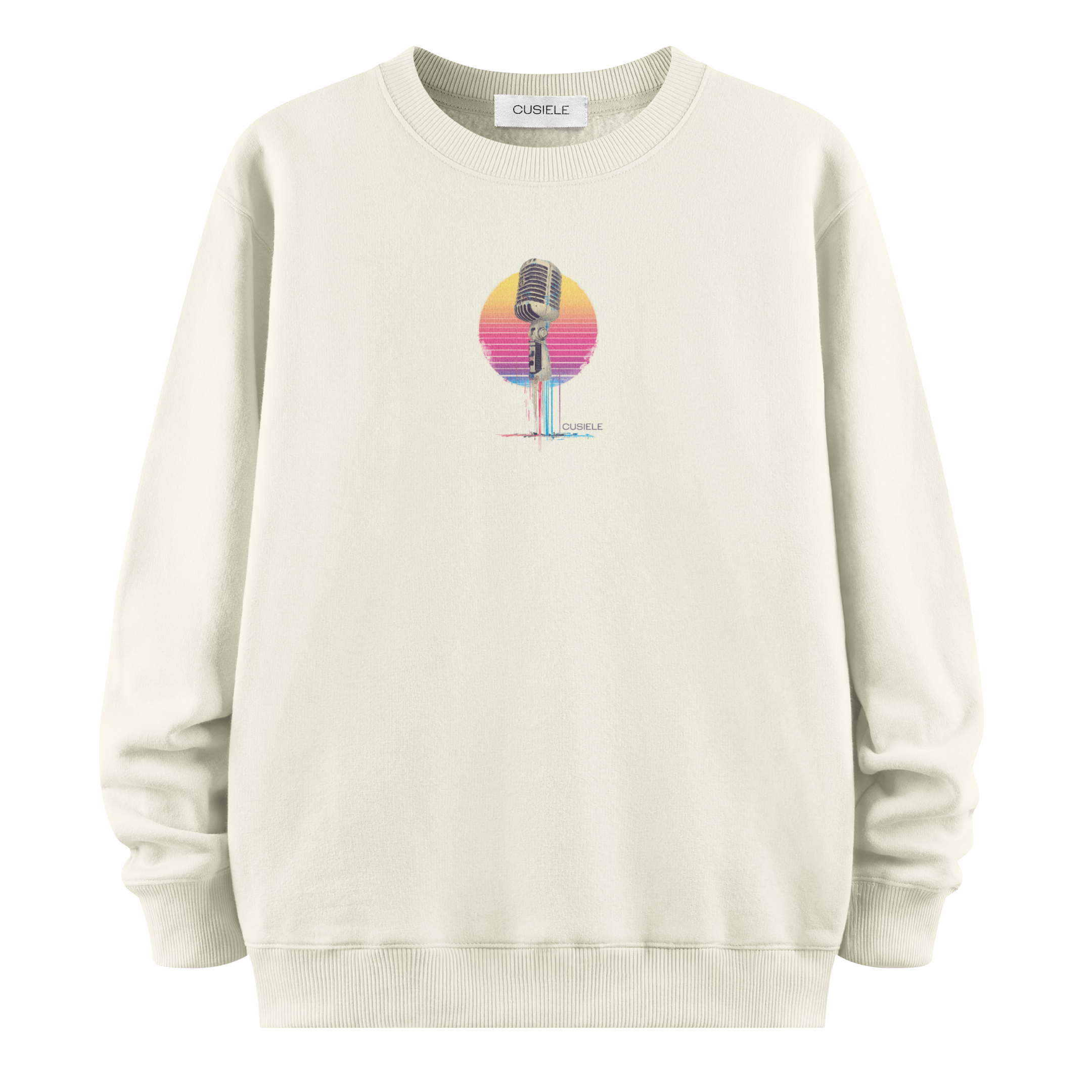 Retro Microphone - Oversize Sweatshirt