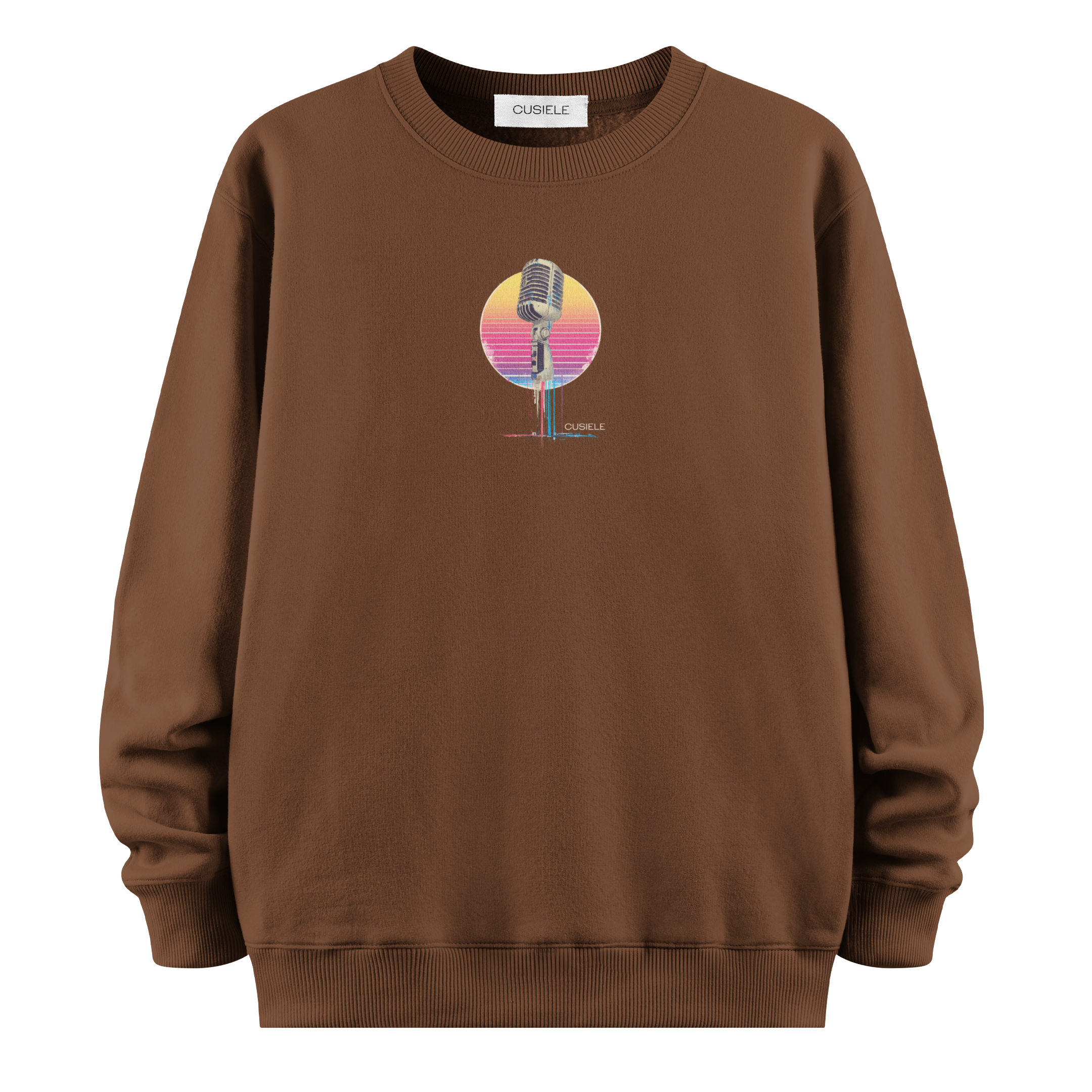 Retro Microphone - Oversize Sweatshirt
