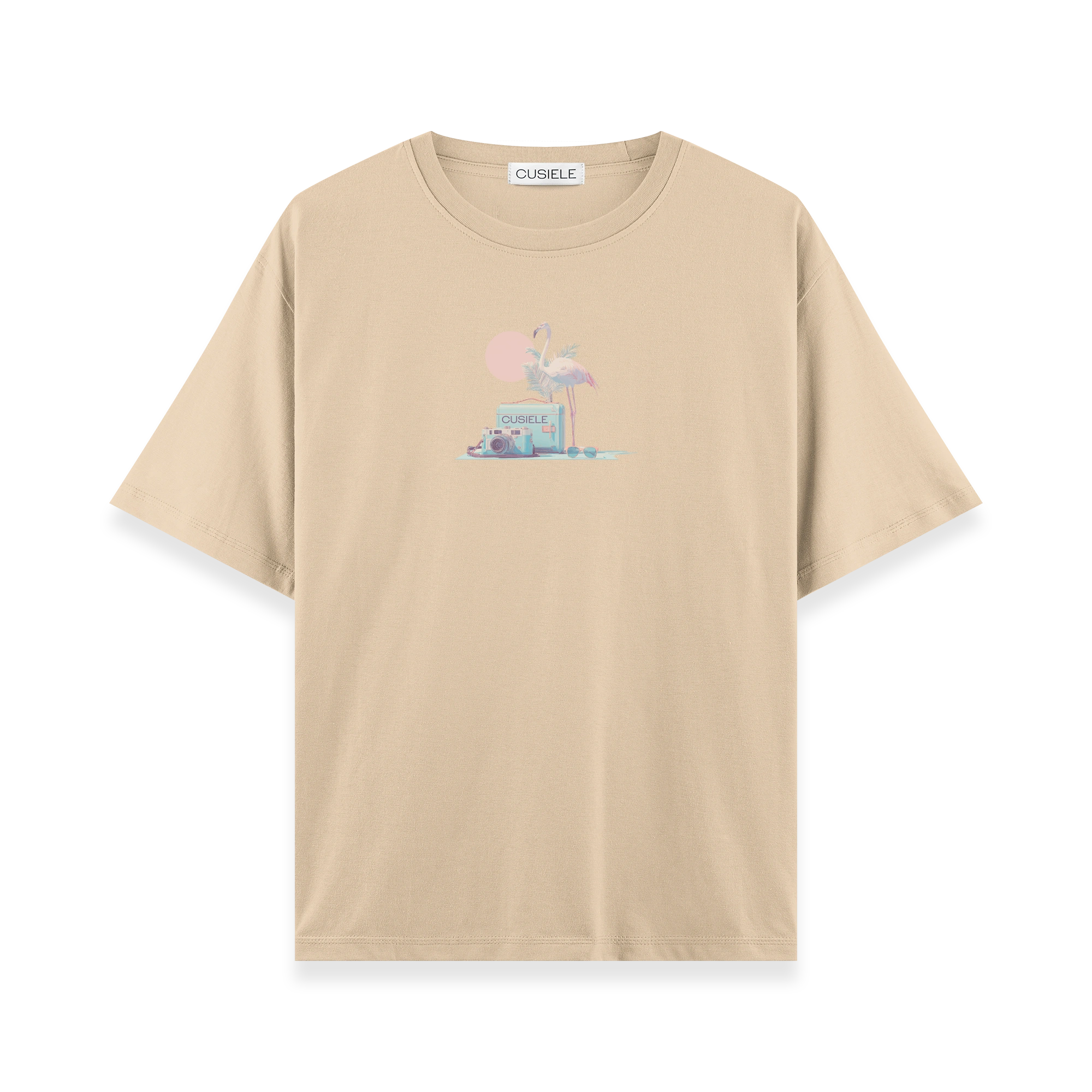 Retro Flamingo - Oversize T-shirt