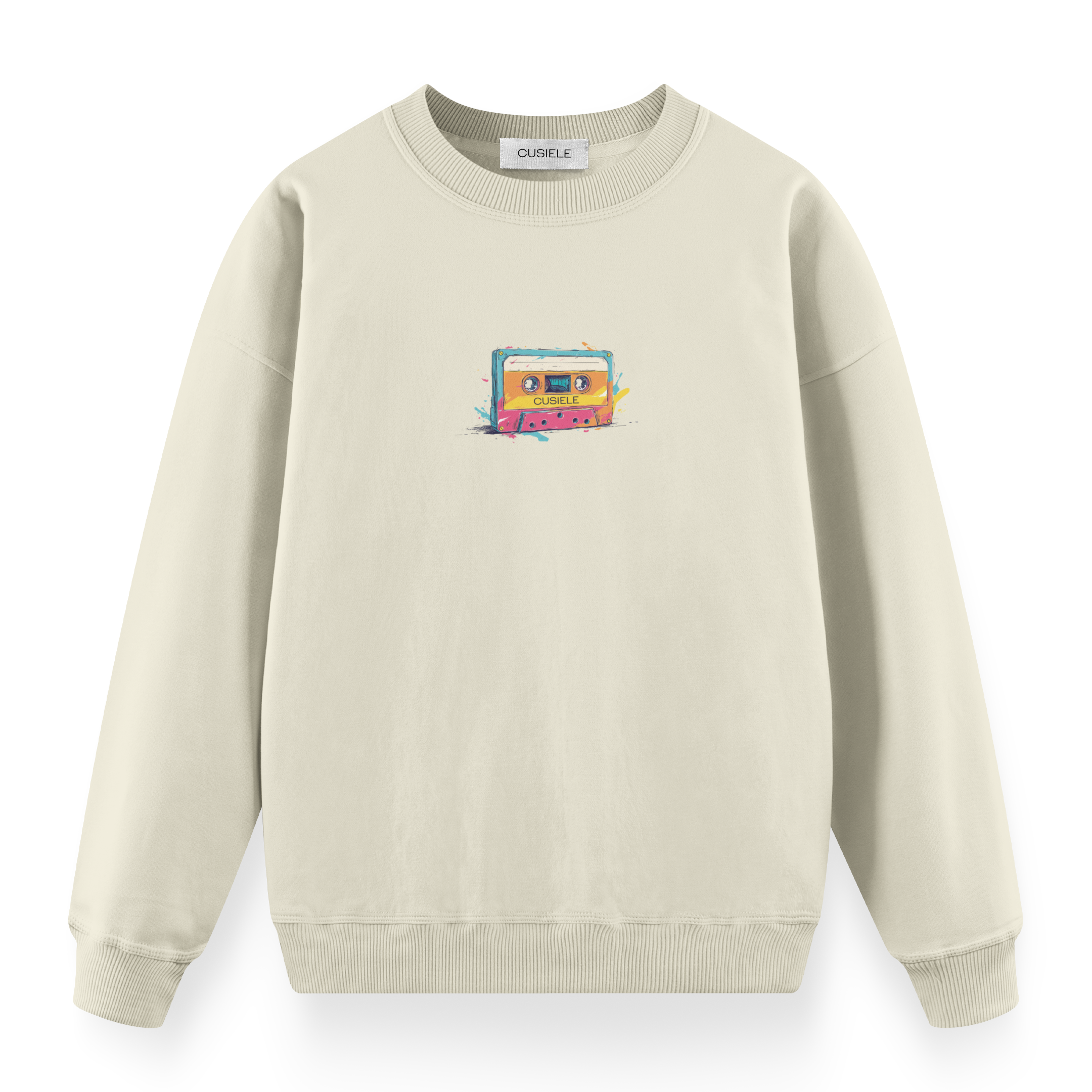 Retro Casette - Regular Fit Sweatshirt