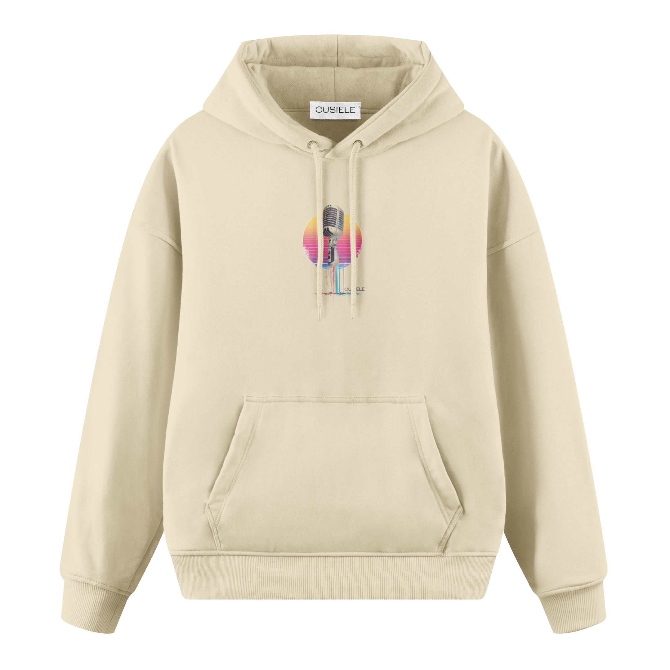 Retro Microphone - Regular Fit Hoodie