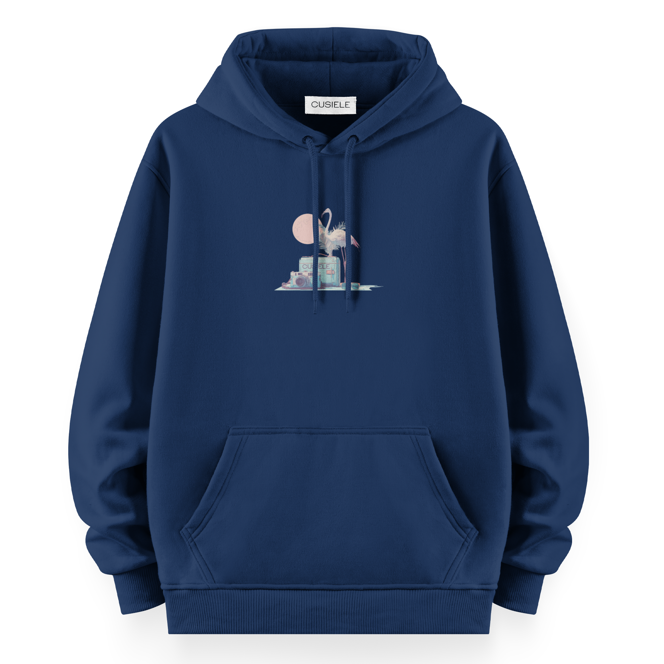 Retro Flamingo- Oversize Hoodie