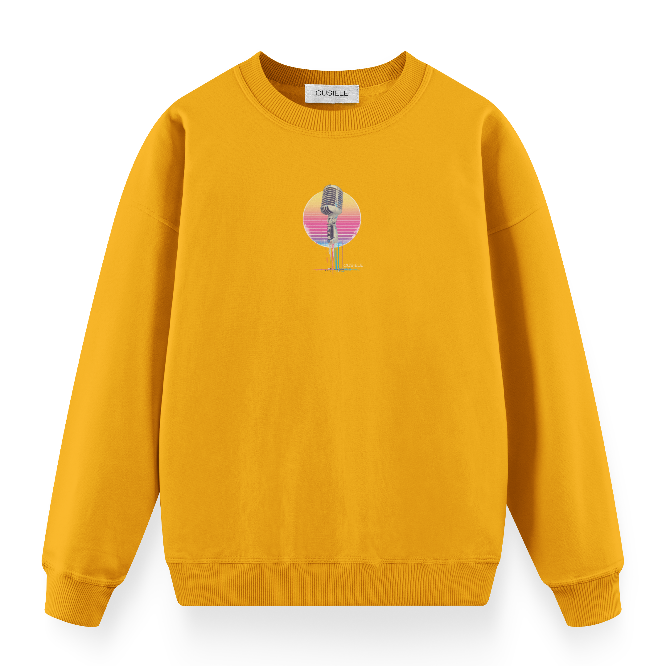 Retro Microphone - Regular Fit Sweatshirt