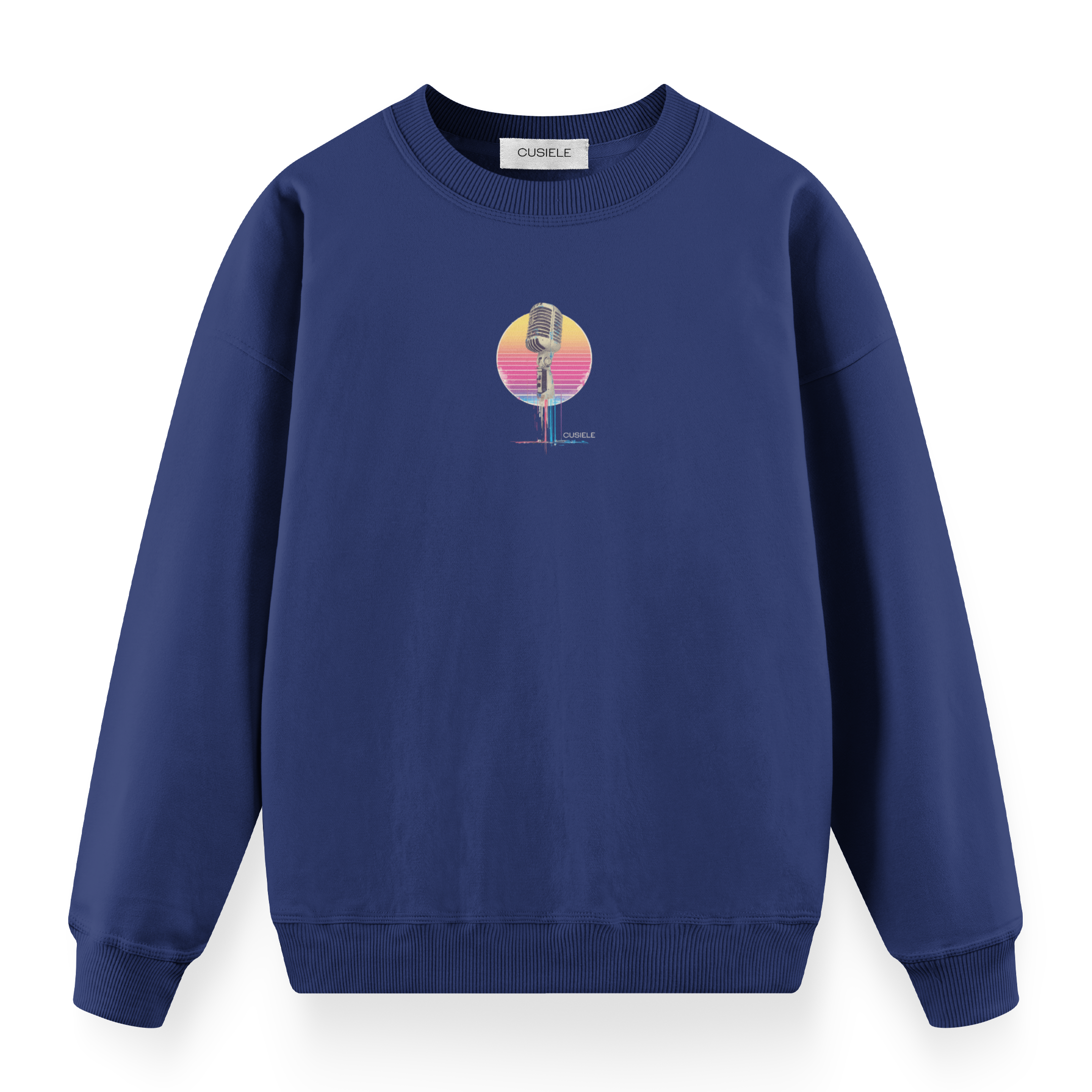 Retro Microphone - Regular Fit Sweatshirt