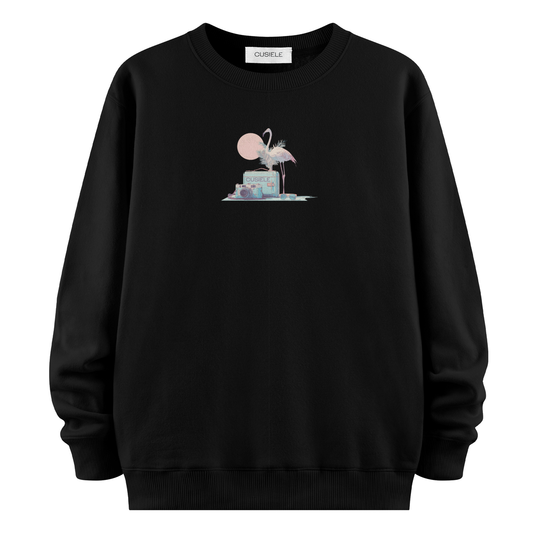 Retro Flamingo - Oversize Sweatshirt