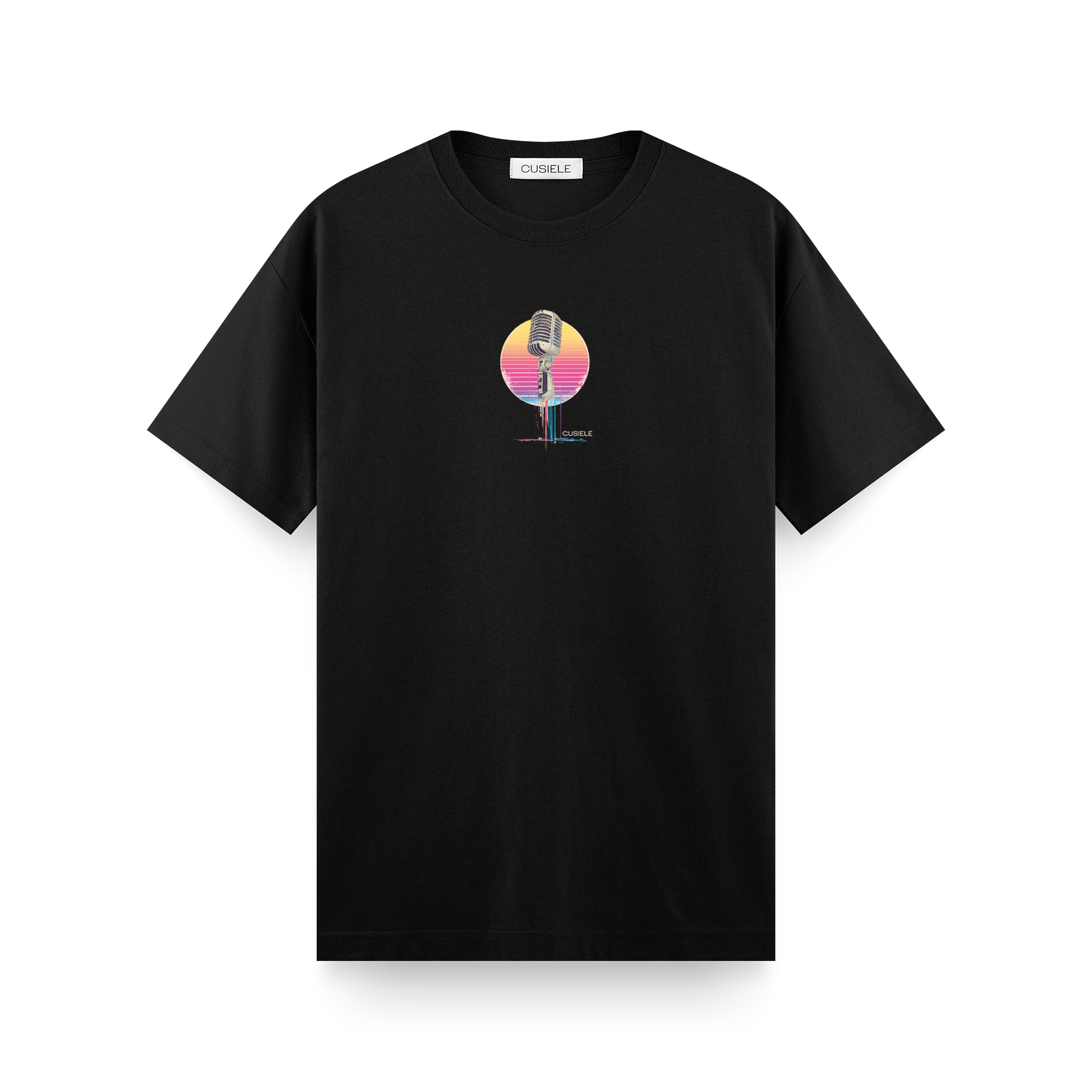 Retro Microphone - Regular Fit T-shirt