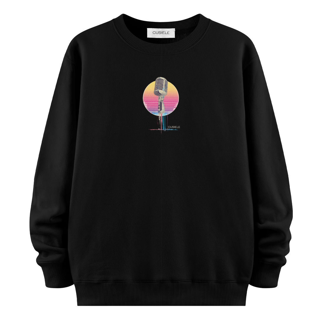 Retro Microphone - Oversize Sweatshirt