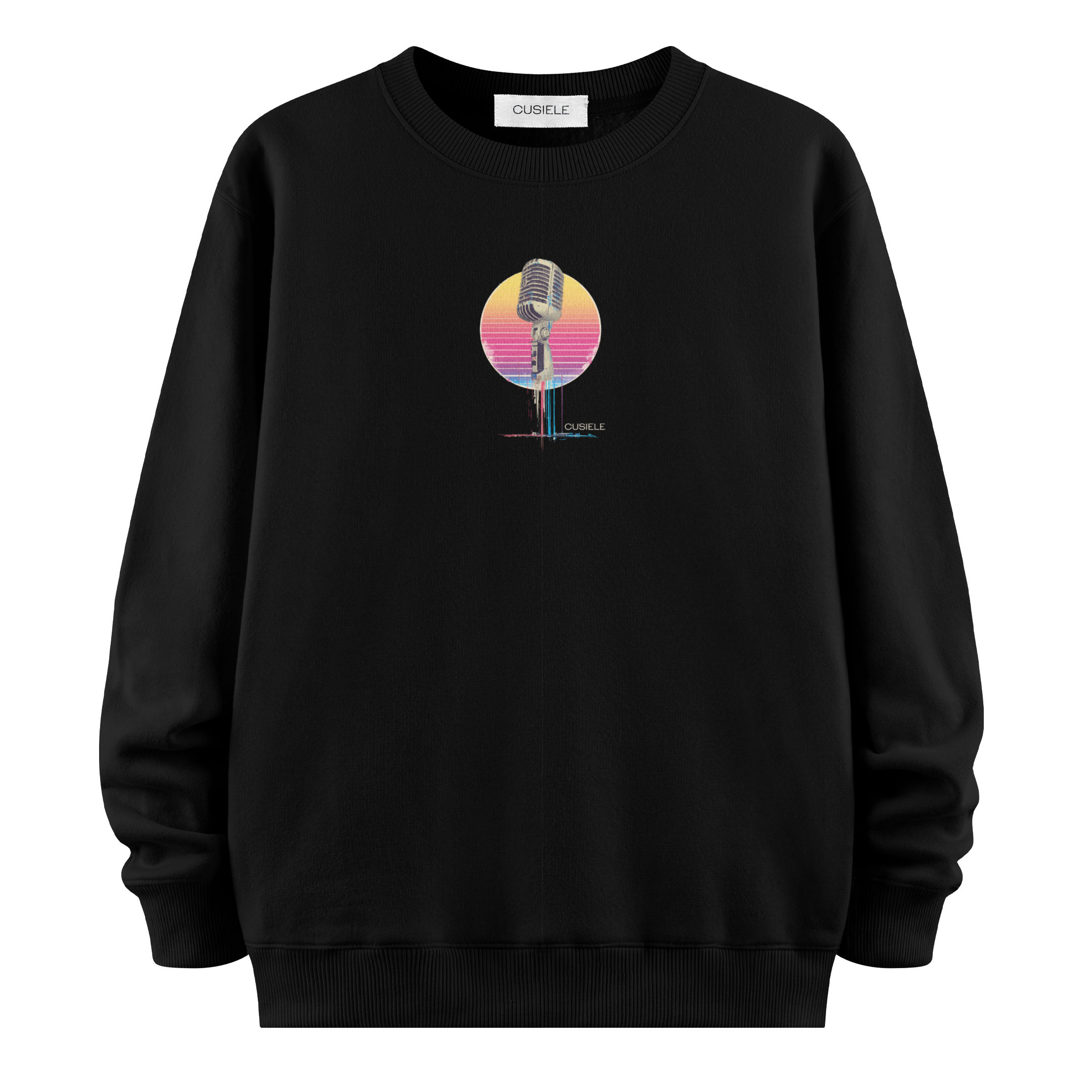 Retro Microphone - Oversize Sweatshirt