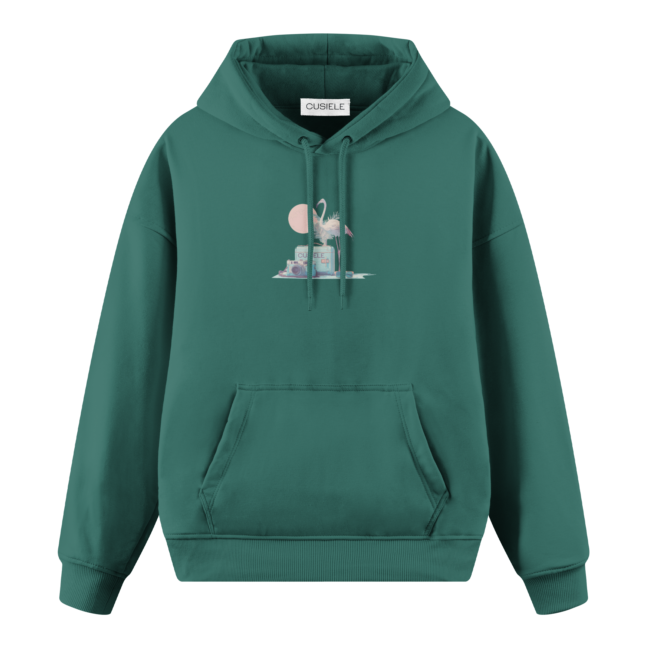 Retro Flamingo - Regular Fit Hoodie